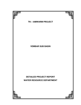 Tn – Iamwarm Project Vembar Sub Basin Detailed Project