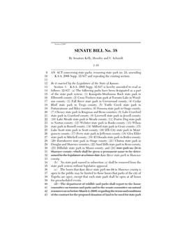 SENATE BILL No. 38