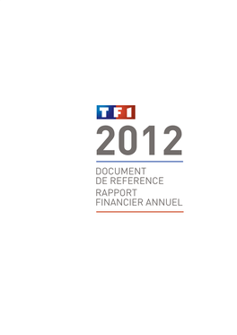 Document De Reference Rapport Financier Annuel