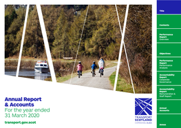 Annual Report & Accounts for the Year Ended 31 March 2020