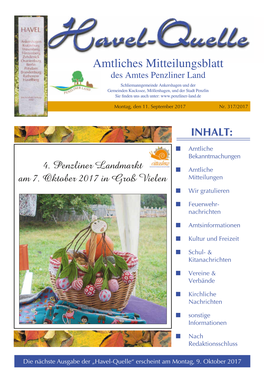 Amtliches Mitteilungsblatt