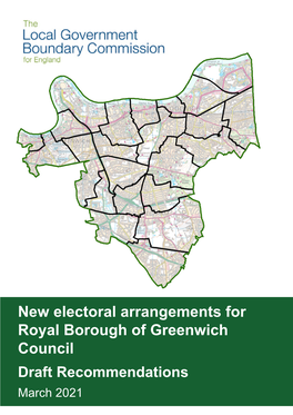 New Electoral Arrangements for Royal Borough of Greenwich Council