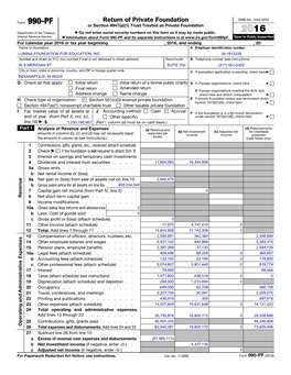 2016 Form 990-PF