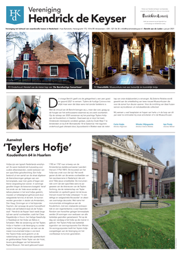 'Teylers Hofje'