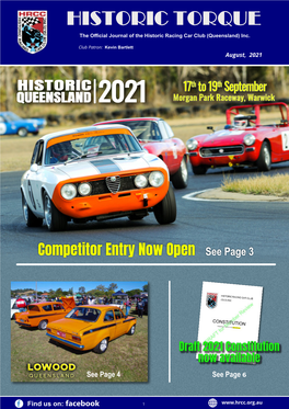 2019 January Historic Torque