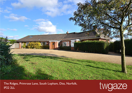 The Ridges, Primrose Lane, South Lopham, Diss, Norfolk, IP22 2LL