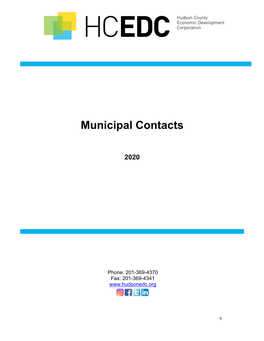 Municipal Contacts