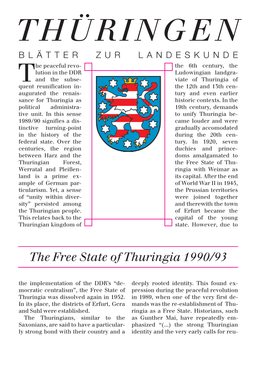Info Thüringen 90/93 Englisch.Qxd