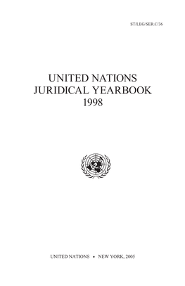 United Nations Juridical Yearbook 1998