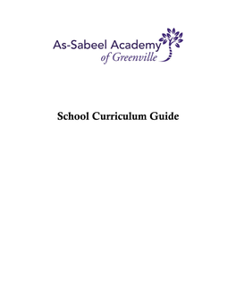 School Curriculum Guide