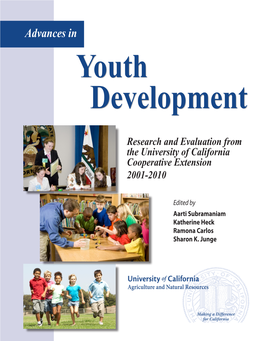 Advances in Youth Development