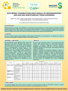 Data Mining: Pharmacovigilance Signals of Benzodiazepines and Skin and Subcutaneous Tissue Disorders