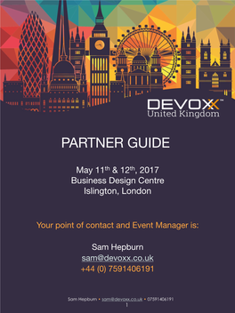 PPT Devoxx UK 2017 Partner Guide WIP V.1.1 Checked