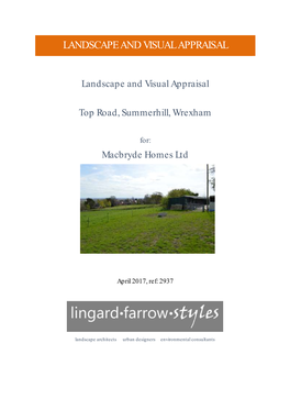 Landscape and Visual Appraisal