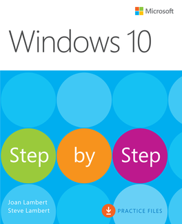 Windows 10 Step by Step