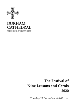 The Festival of Nine Lessons and Carols 2020