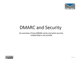 DMARC, ARC, and Security