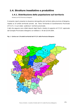 1.4. Strutture Insediative E Produttive