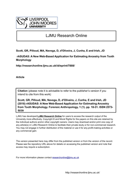 LJMU Research Online