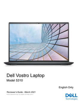 Dell Vostro Laptop Model 5310