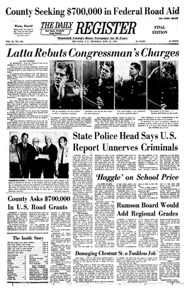 Latta Rebuts Congressman?S Charges by JANE FODERARO FT