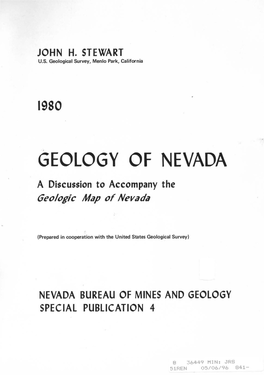 Geology of Nevada