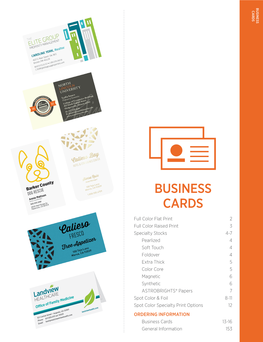 Business Cards