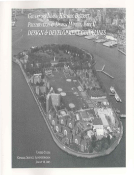 Design & Development Guidelines, Preservation and Design Manual: Part II, Governors Island Historic District