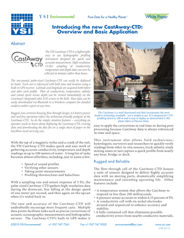 YSI Castaway CTD White Paper