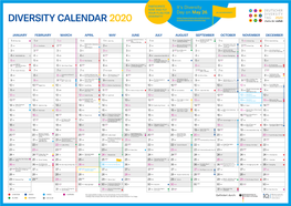 DIVERSITY CALENDAR 2020 Projekte/Deutscher-Diversity-Tag