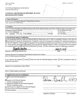 National Register of Historic Places Registration Form 4