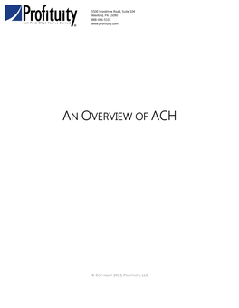 An Overview of Ach