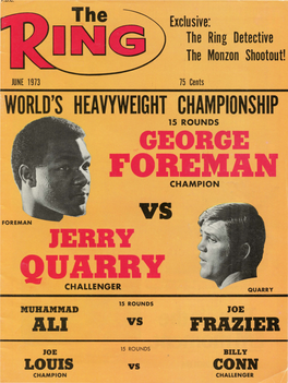 Will Jerry Quarry Fight George Forman for The