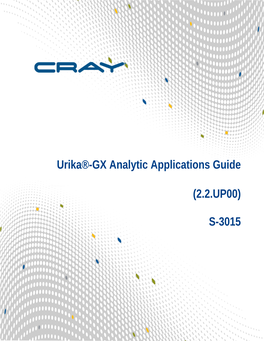 Urika®-GX Analytic Applications Guide
