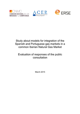 Evaluation of Responses of the Public Consultation