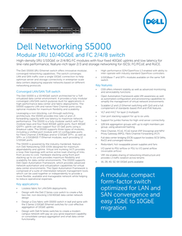 Dell Networking S5000