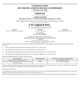 CIT GROUP INC. (Exact Name of Registrant As Specified in Its Charter)