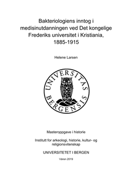 Master Thesis