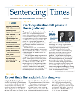 Sentencing Times a Publication of the Sentencing Project, Washington, D.C