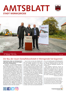 Amtsblatt Stadt Wernigerode