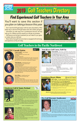 Check out the 2019 Golf Teachers Directory
