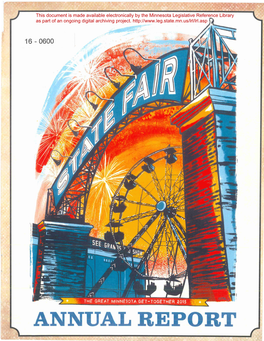 Minnesota State Fair Commemorative Art by Minnesota Artist Adam Turman REPORT Oe Thil EXECUTIVE VICE PRESIDENT