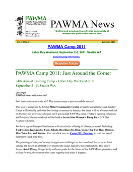 PAWMA News Uniting and Empowering a Diverse Community of Women and Girls in the Martial Arts