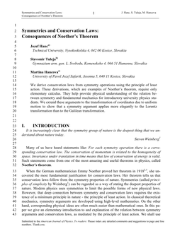 Symmetry in Classical Mechanics