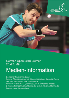 Das Preisgeld Bei Den German Open