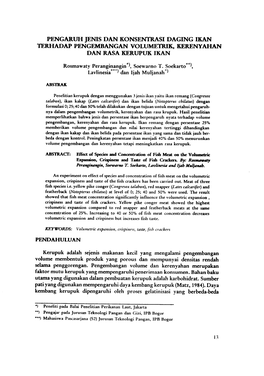 Pengari'h Jei\Iis Dan Konsentrasi Daging Ikan Terhadap Pengembangan Voli.Jmetrik
