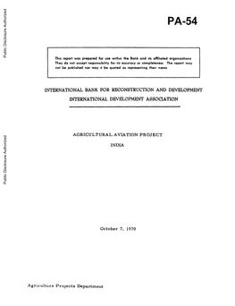 World Bank Document