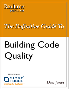 The Definitive Guide to Building Code Quality