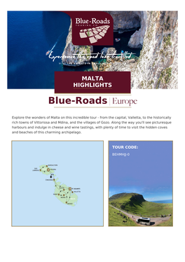 Blue-Roads| Europe