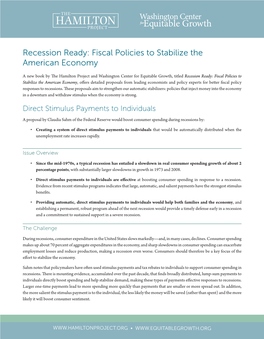 Direct Stimulus Payments to Individuals